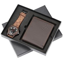 Load image into Gallery viewer, Genuine Leather Wallet Gift Set for men