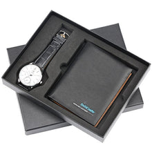 Load image into Gallery viewer, Genuine Leather Wallet Gift Set for men