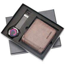 Load image into Gallery viewer, Genuine Leather Wallet Gift Set for men