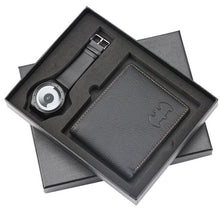 Load image into Gallery viewer, Genuine Leather Wallet Gift Set for men