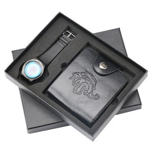 Load image into Gallery viewer, Genuine Leather Wallet Gift Set for men
