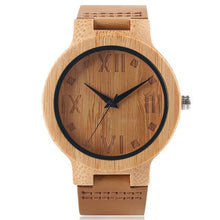 Load image into Gallery viewer, Men's Brown Natural Wooden Watch