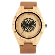 Load image into Gallery viewer, Creative Natural Bamboo Wood Watch